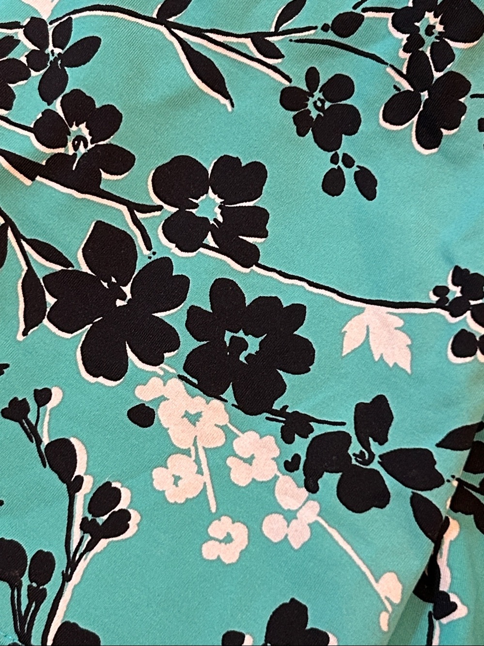 Garnet Hill Women’s Floral Tankini Set in Aqua Swim Top & Skirt size 10 - Picture 12 of 16